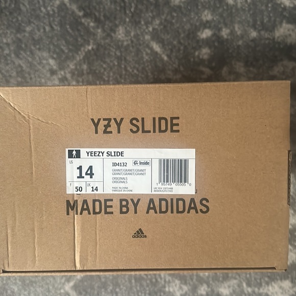 Yeezy slide granite colorway size 12 and 14 brand new in box - Picture 6 of 6